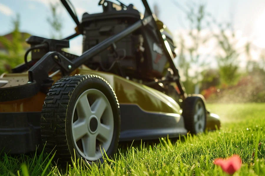 best cordless lawn mower with battery and charger