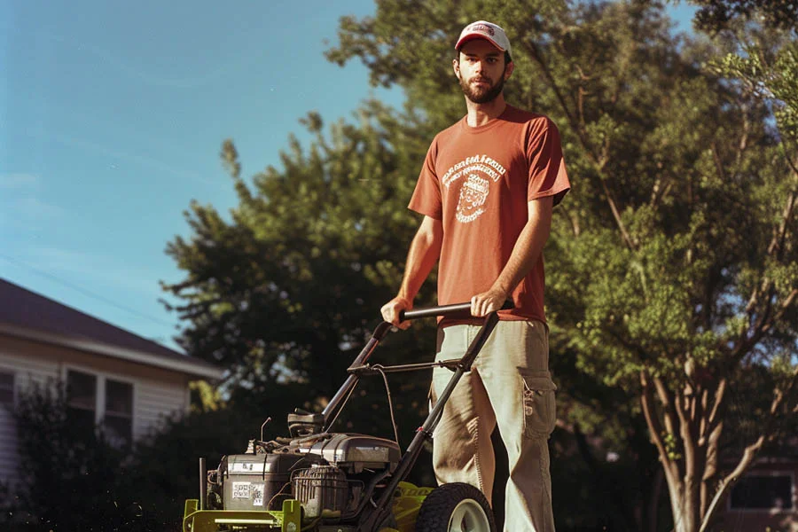 small electric grass mower