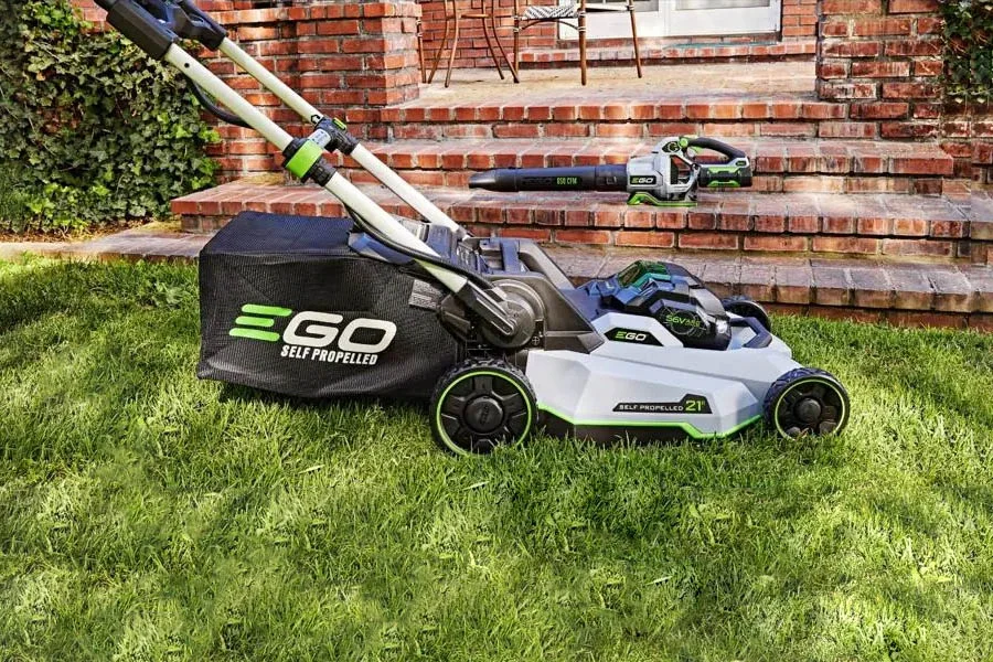 self propelled electric lawnmower